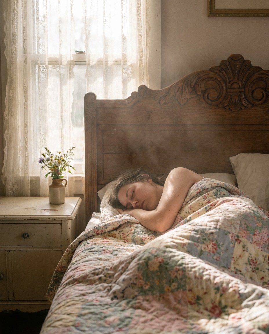 cottagecore bedtime photo