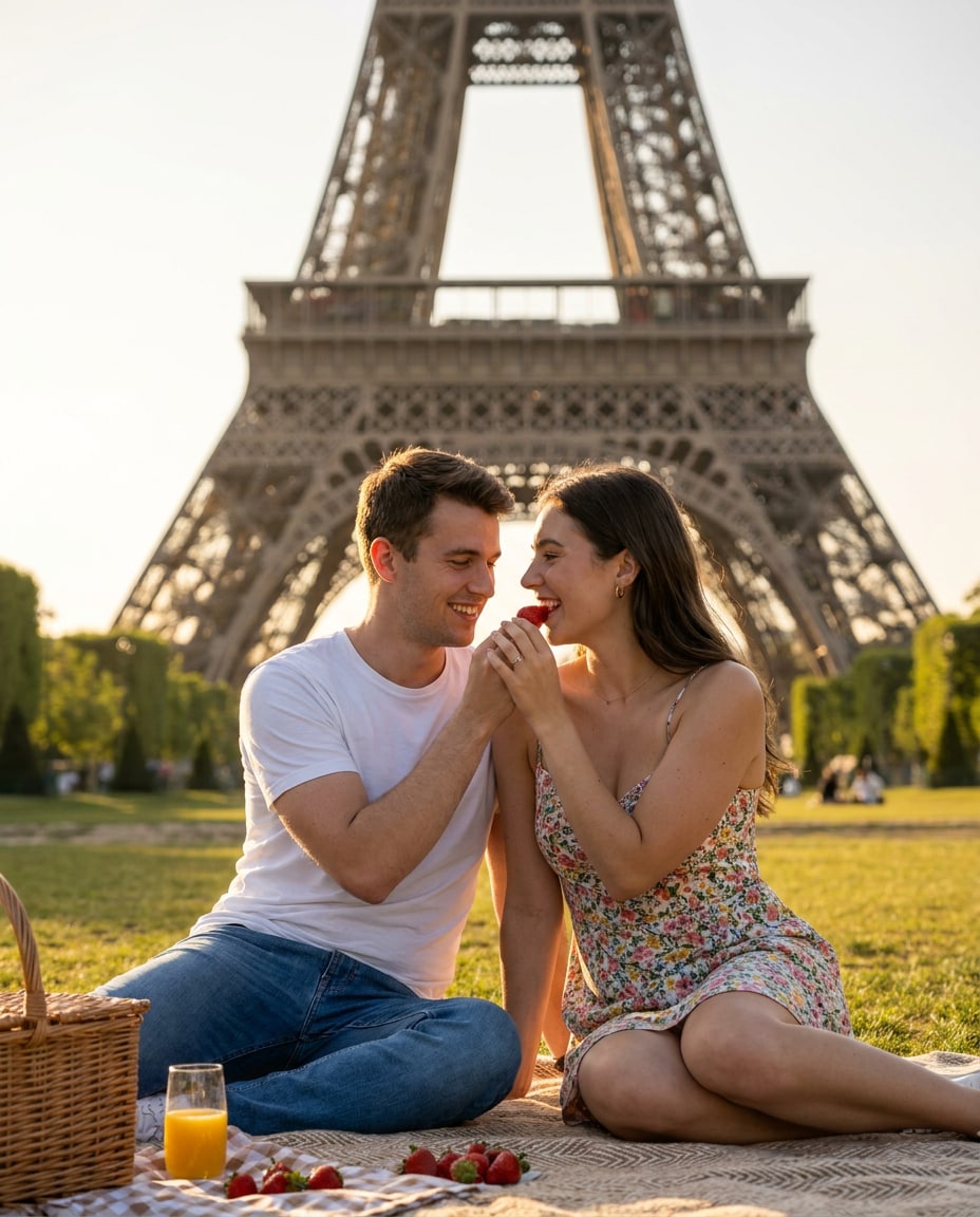 picnic on the lawn photo