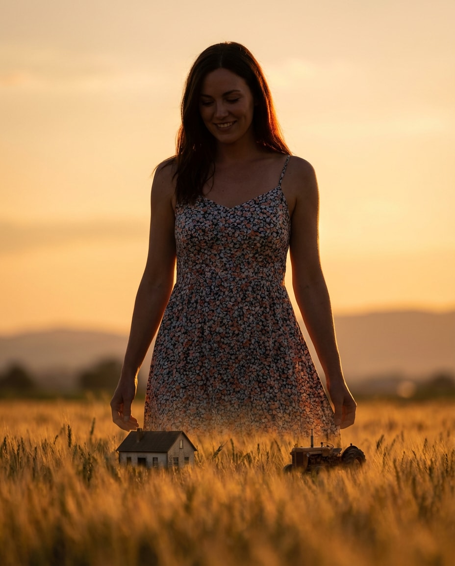 golden field overlook photo