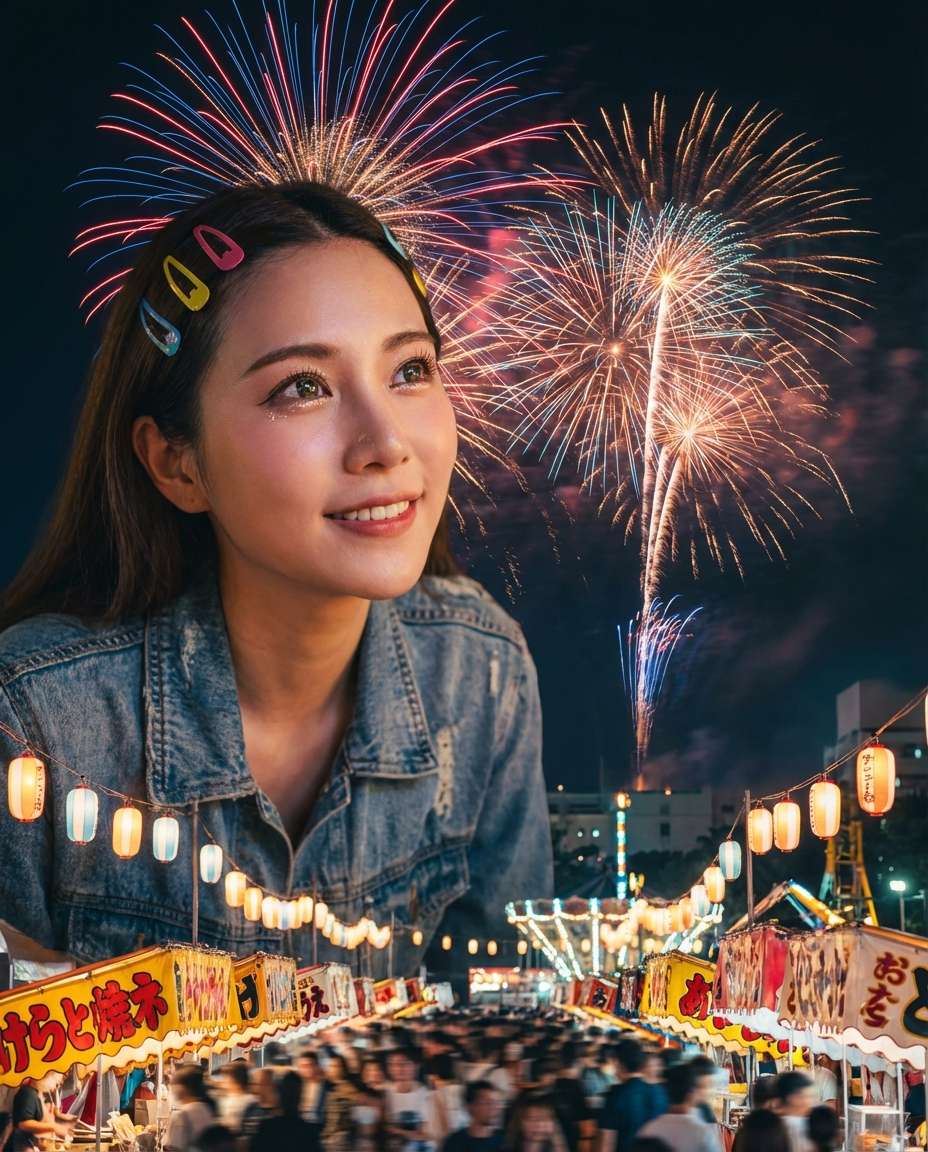 festival fireworks view photo