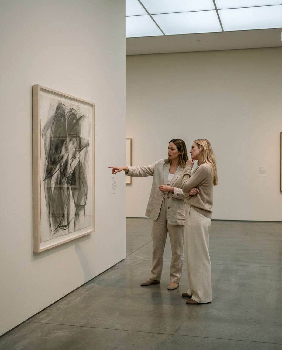 museum quiet moment photo