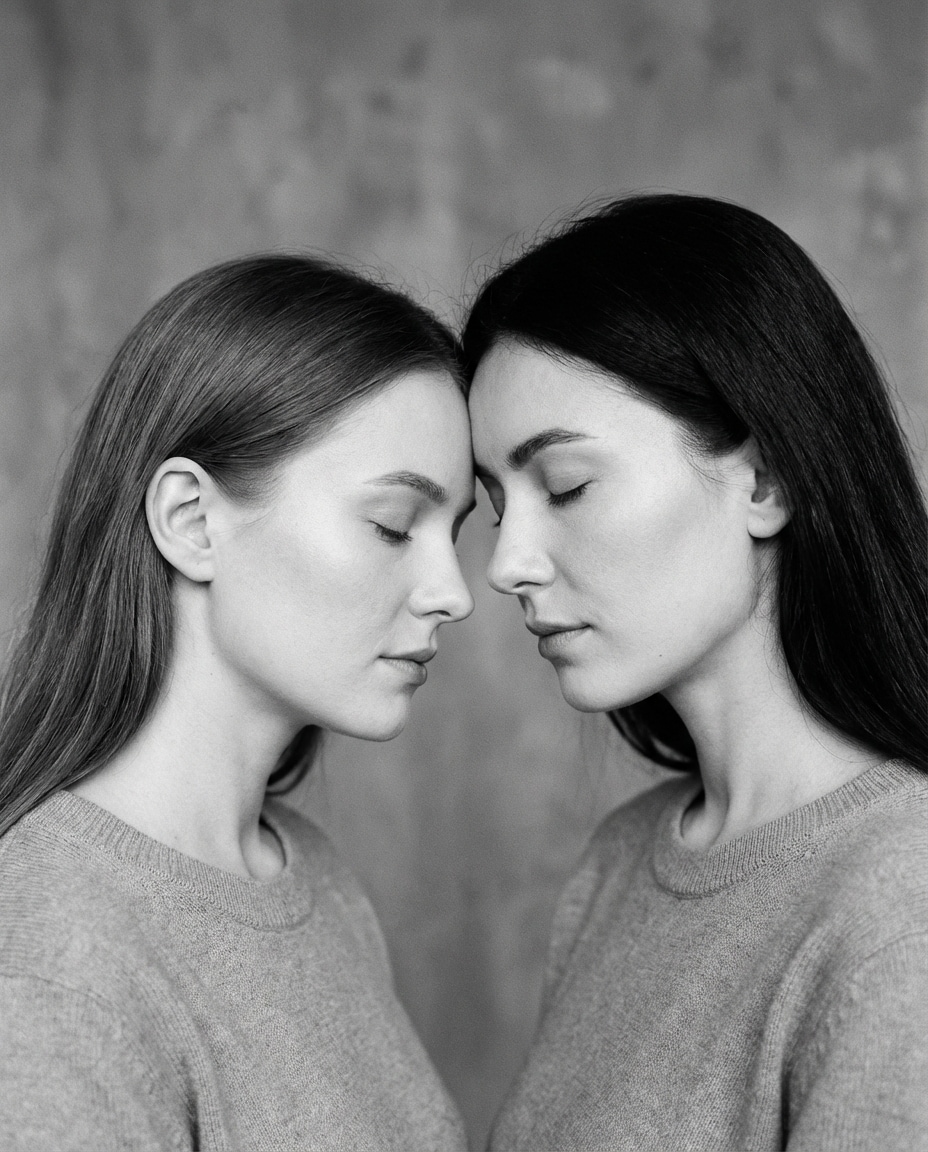 quiet forehead touch photo