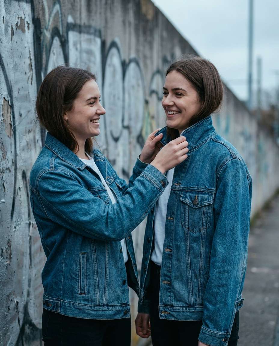 matching denim moment photo