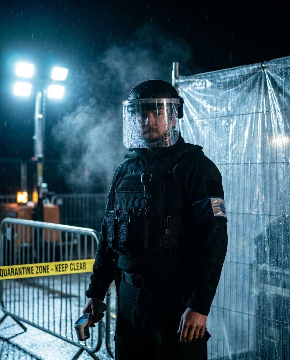 quarantine checkpoint photo