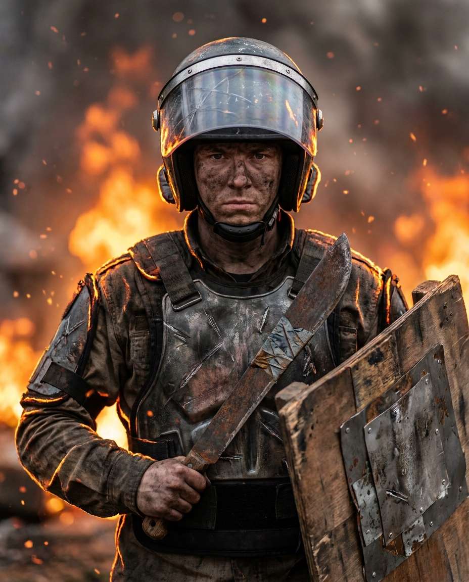 riot gear survivor photo