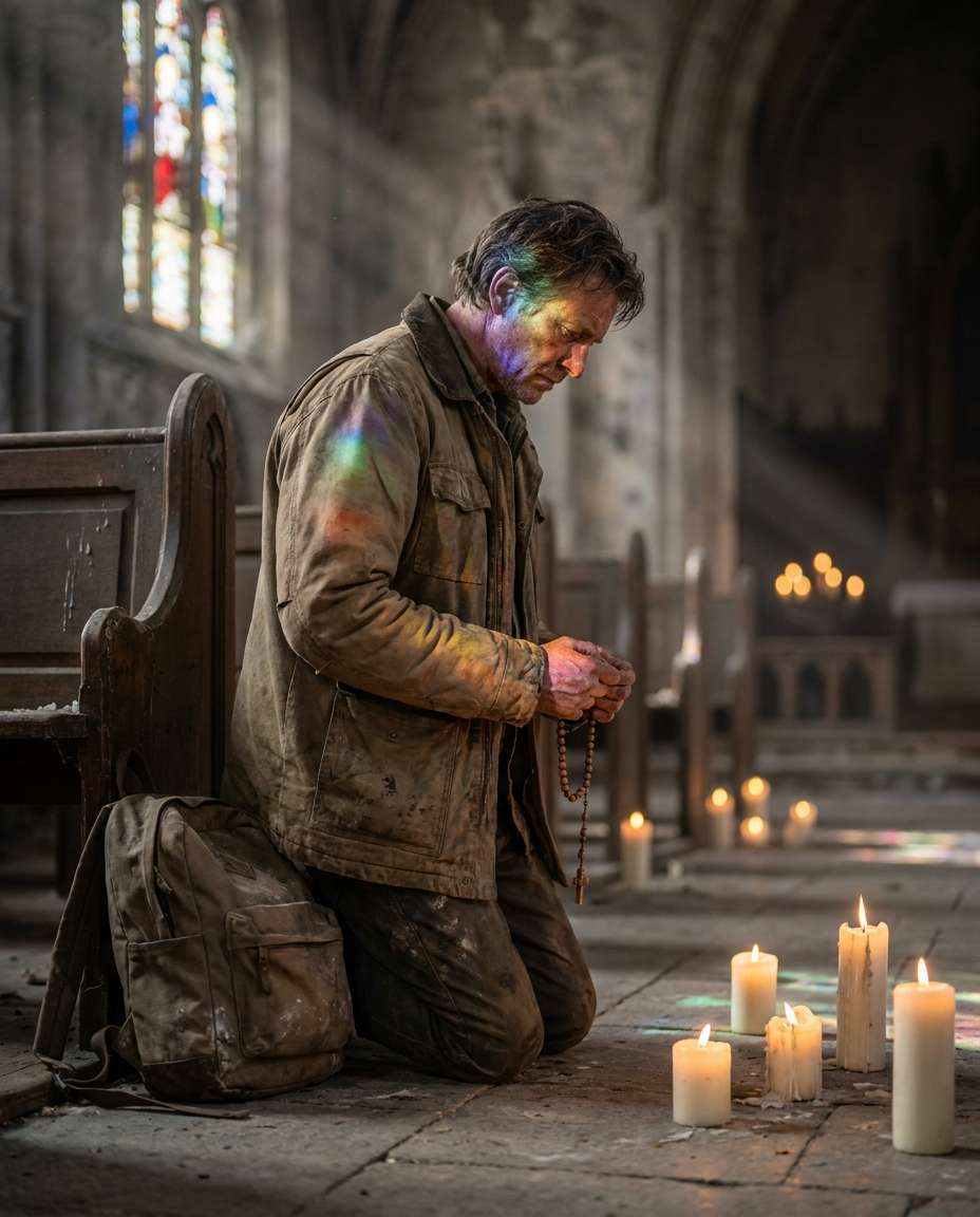 church candle refuge photo