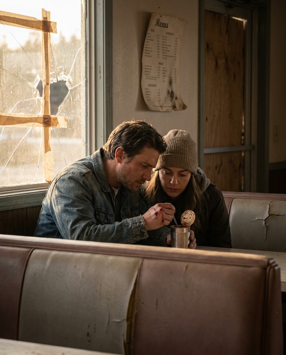 abandoned diner moment photo