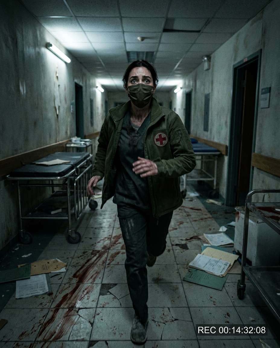 hospital corridor run photo