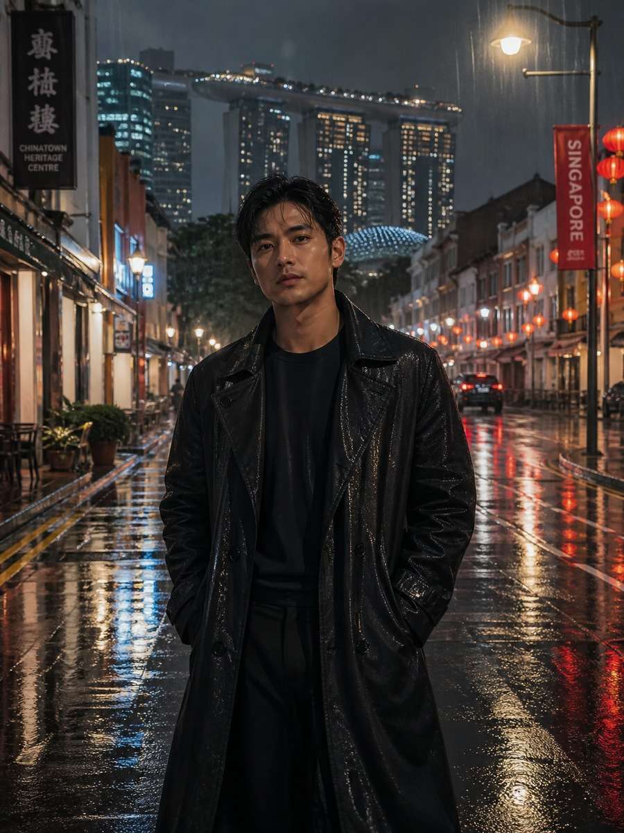 Rainy Singapore Cinematic Mood photo