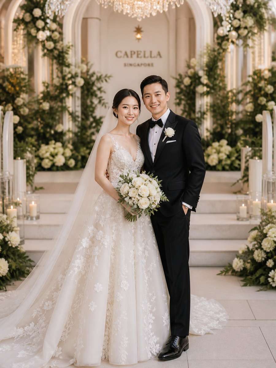 Singapore Wedding Glam Retouch photo