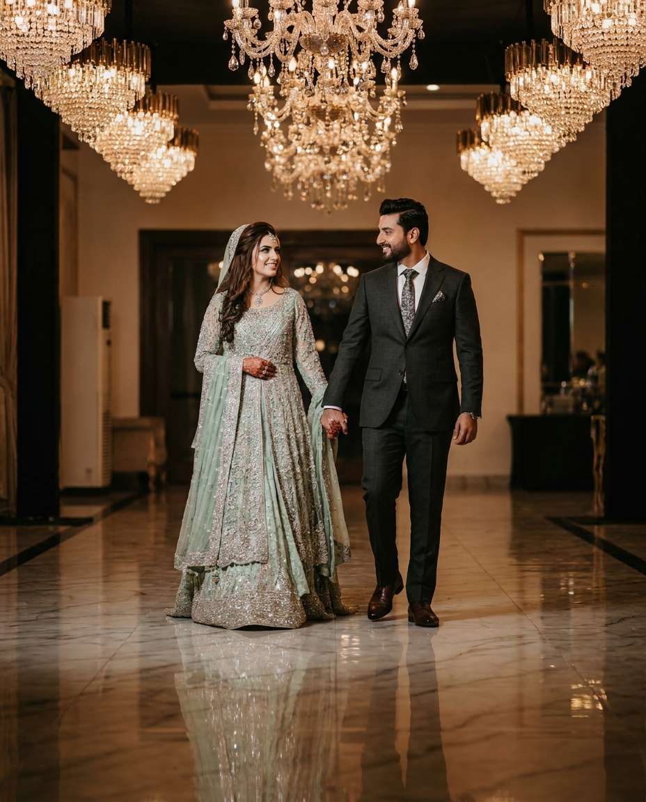 walima couple ballroom photo