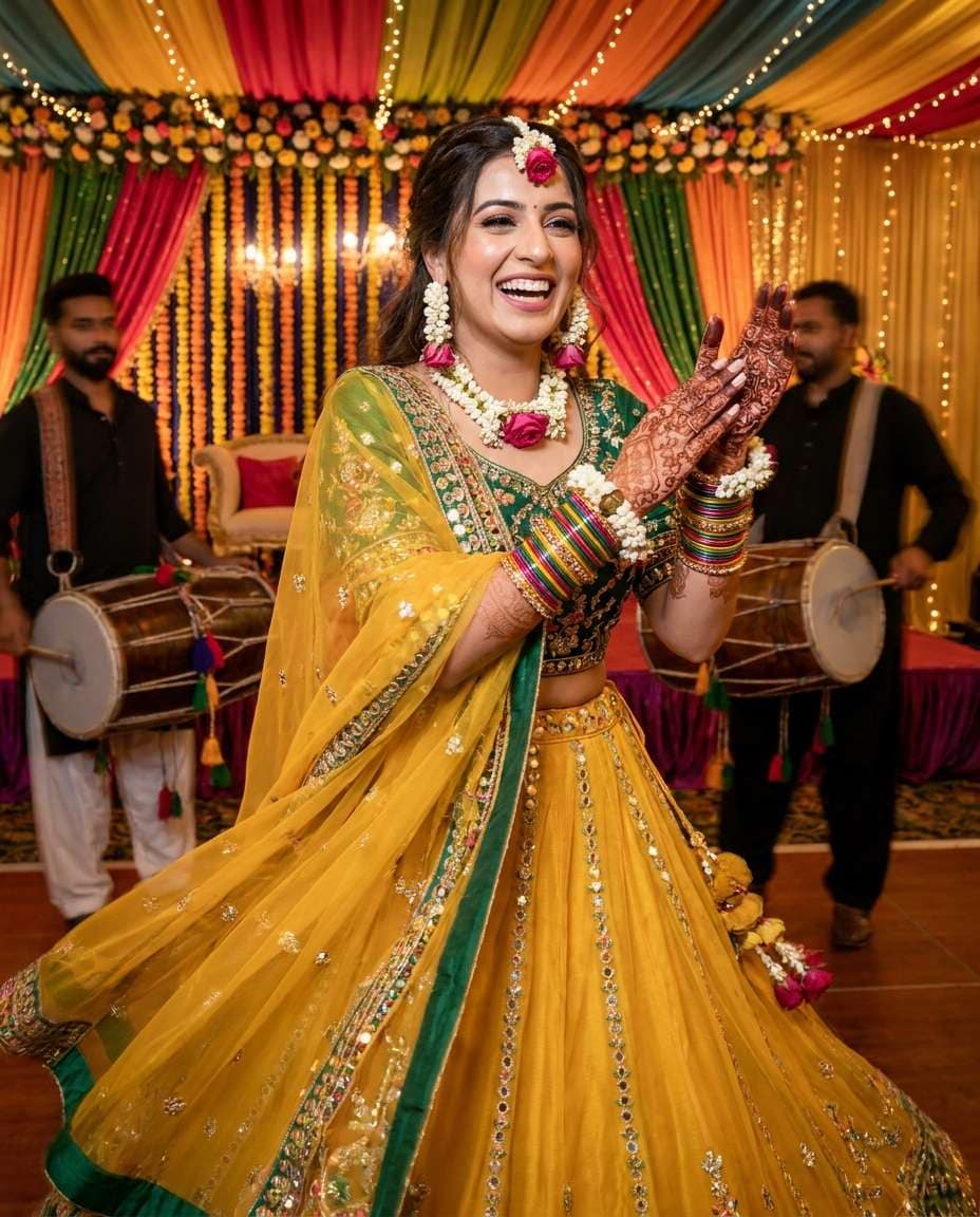 mehndi night pop photo