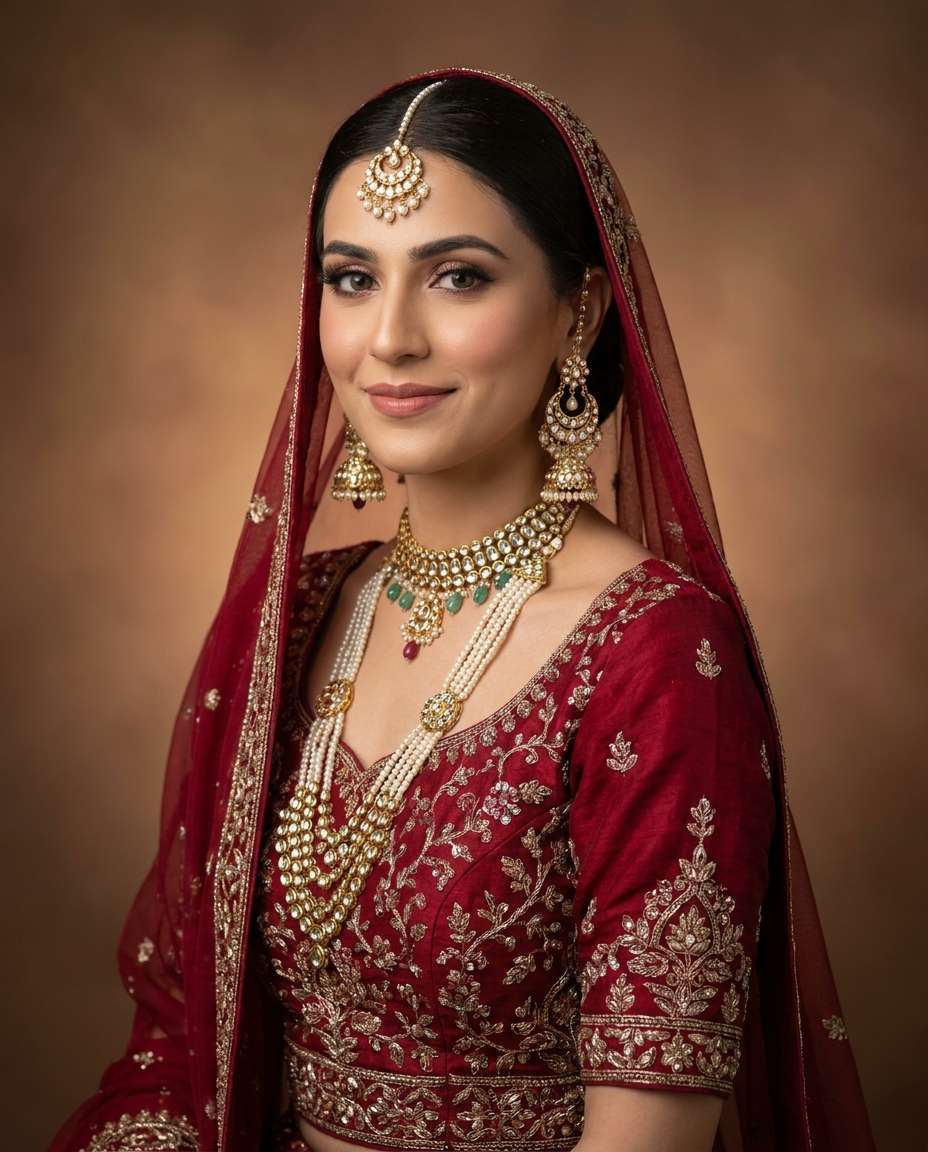 kundan jewelry spotlight photo