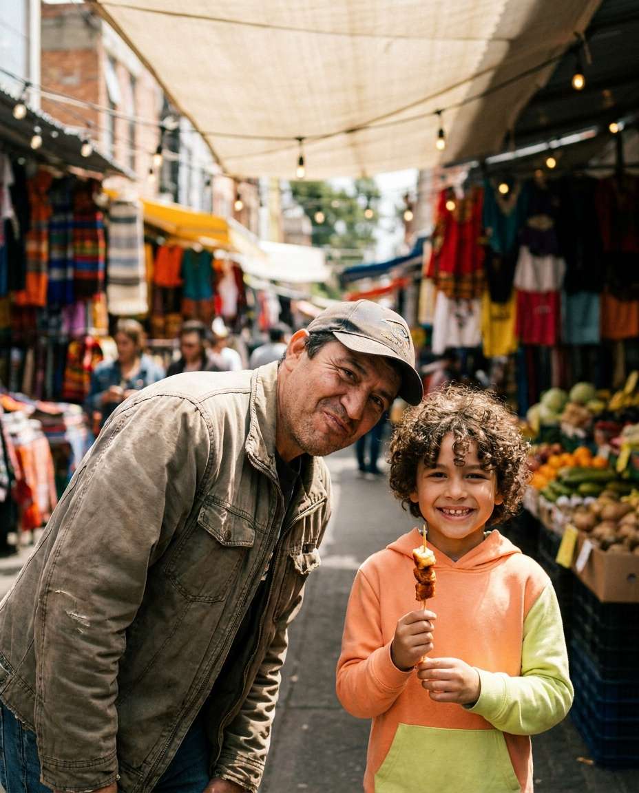 street market snacks photo