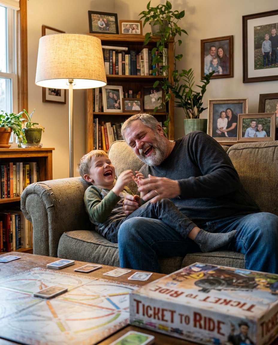 living room laughs photo