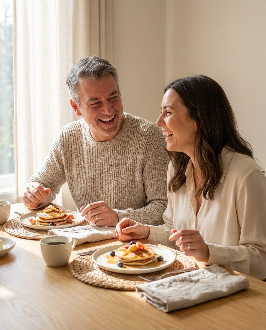 sunday brunch table photo