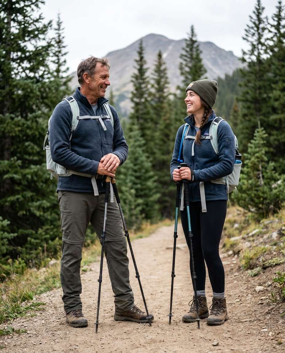 hiking trail pause photo