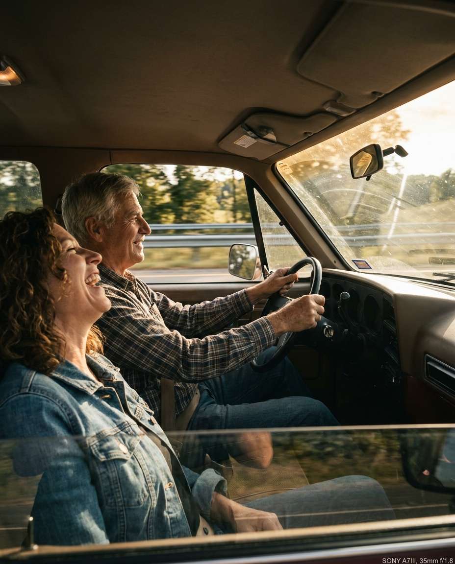 car ride snapshot photo