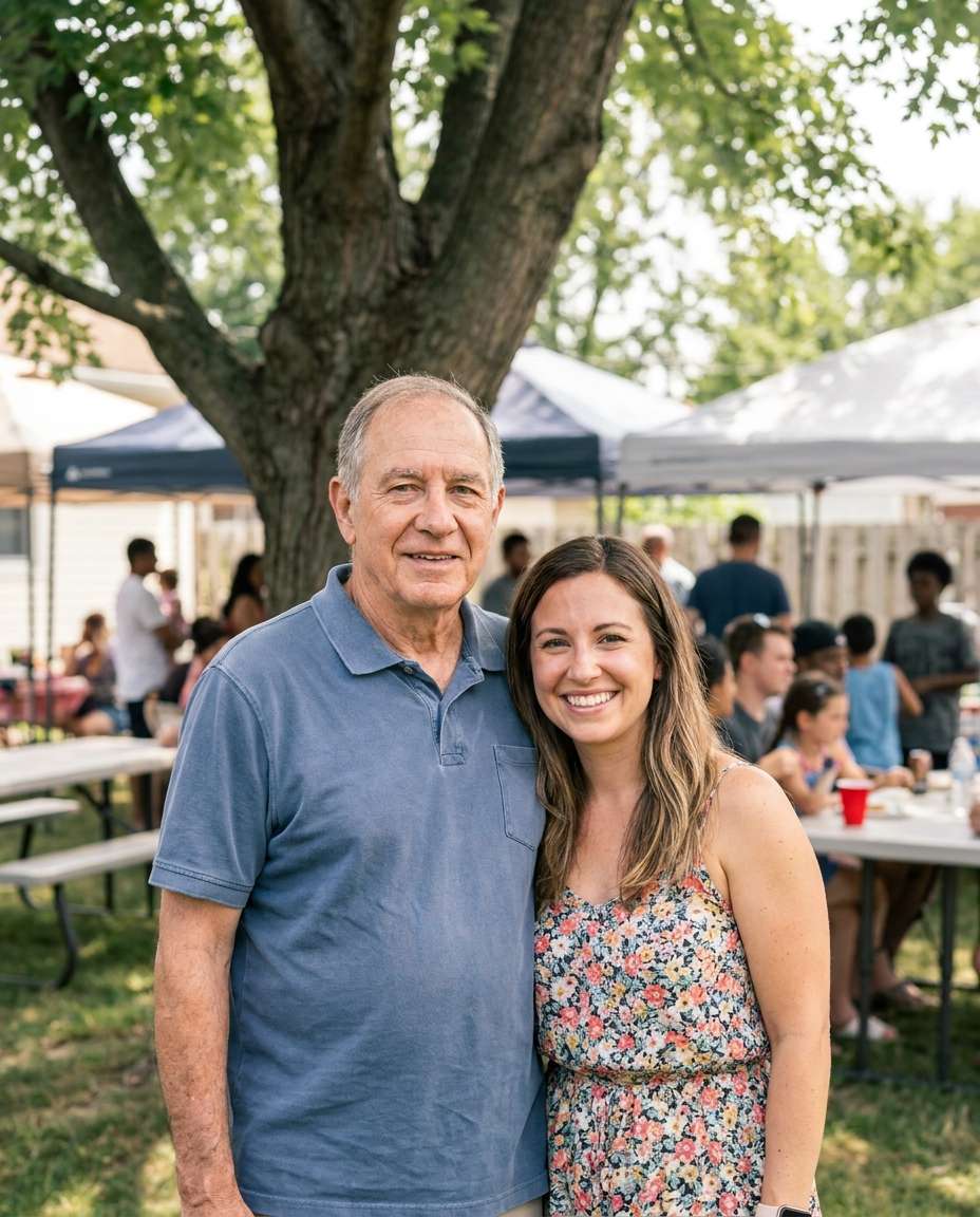 family reunion yard photo