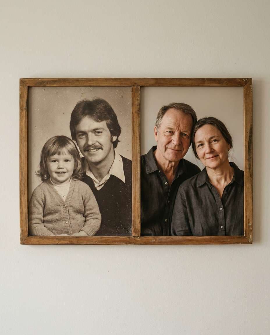 old photos recreate photo