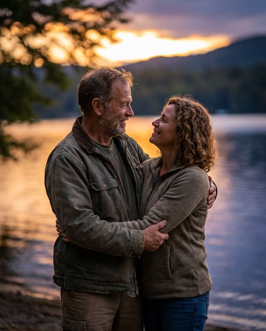 sunset silhouette soft photo