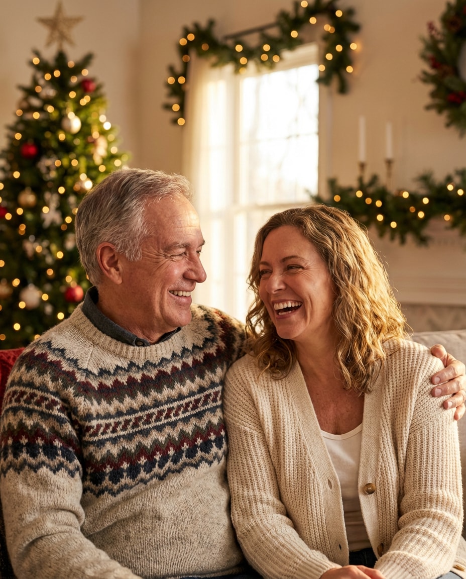 holiday living room photo