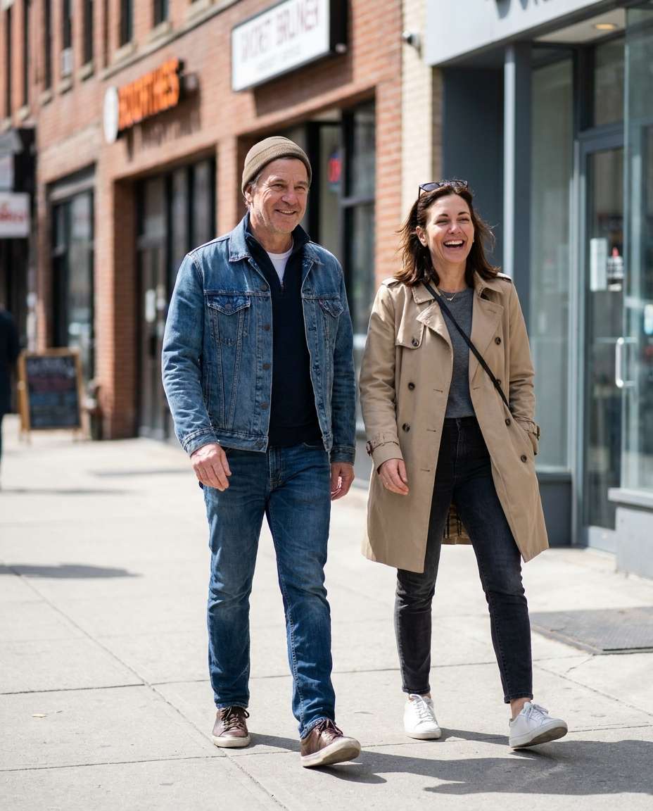 city street stroll photo