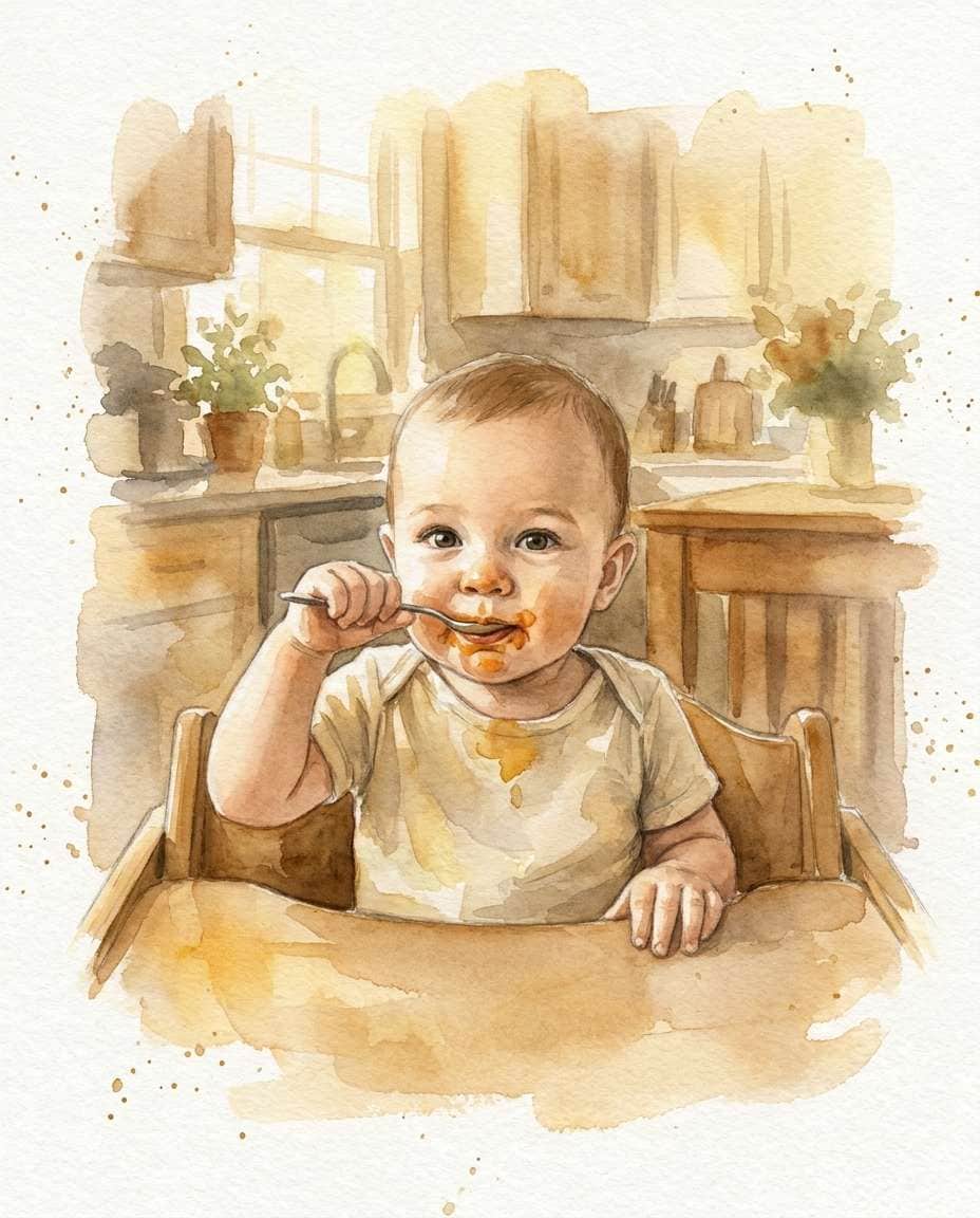 at a kitchen table photo