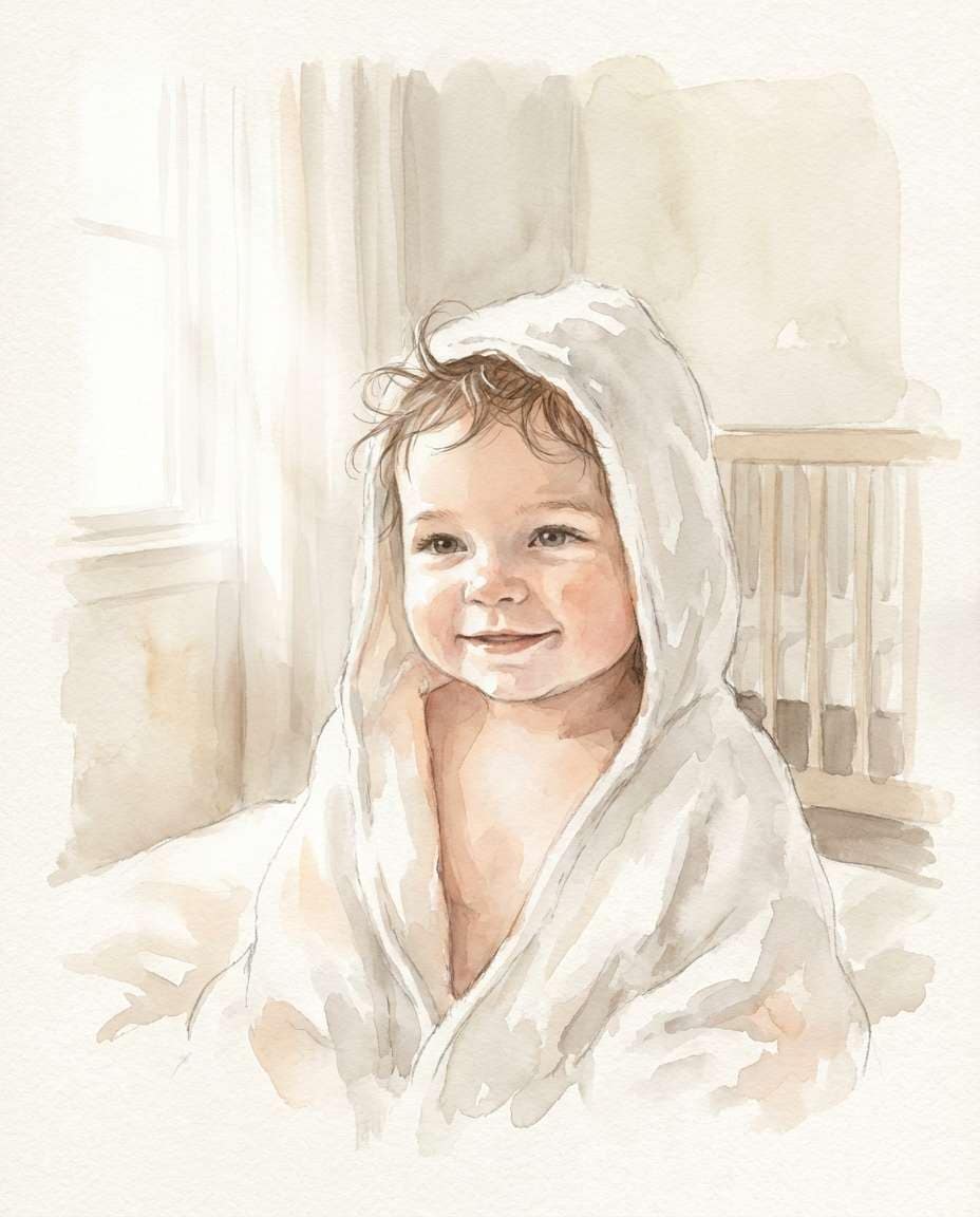 morning bath wrap photo