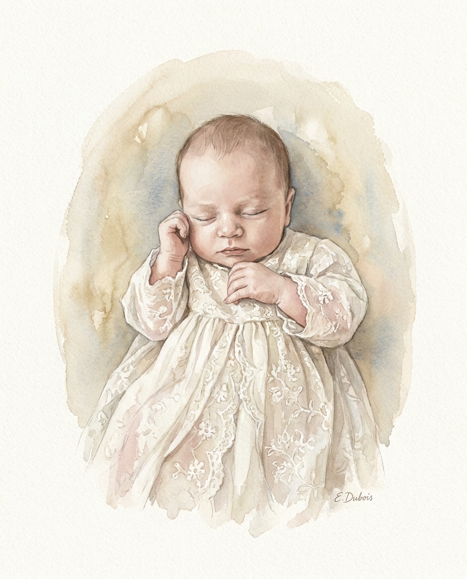 heirloom christening look photo