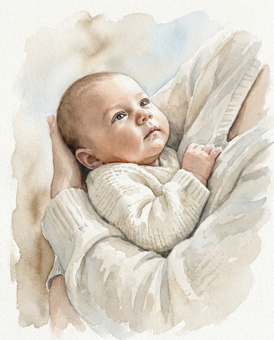 cradled in arms photo