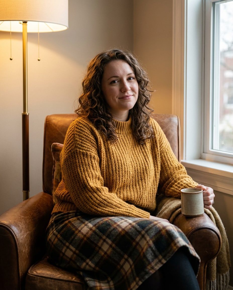 cozy reading chair photo