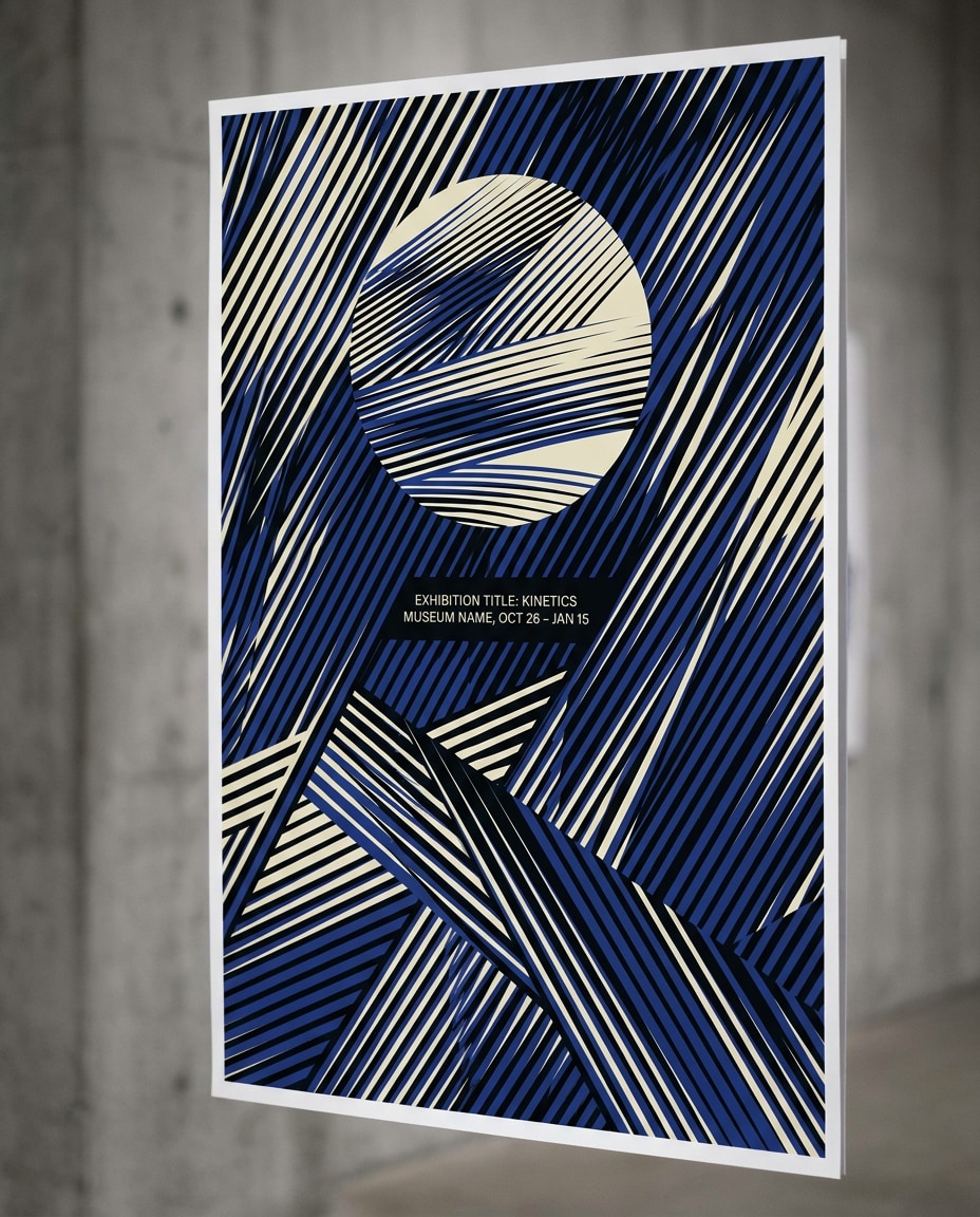 kinetic diagonal lines photo