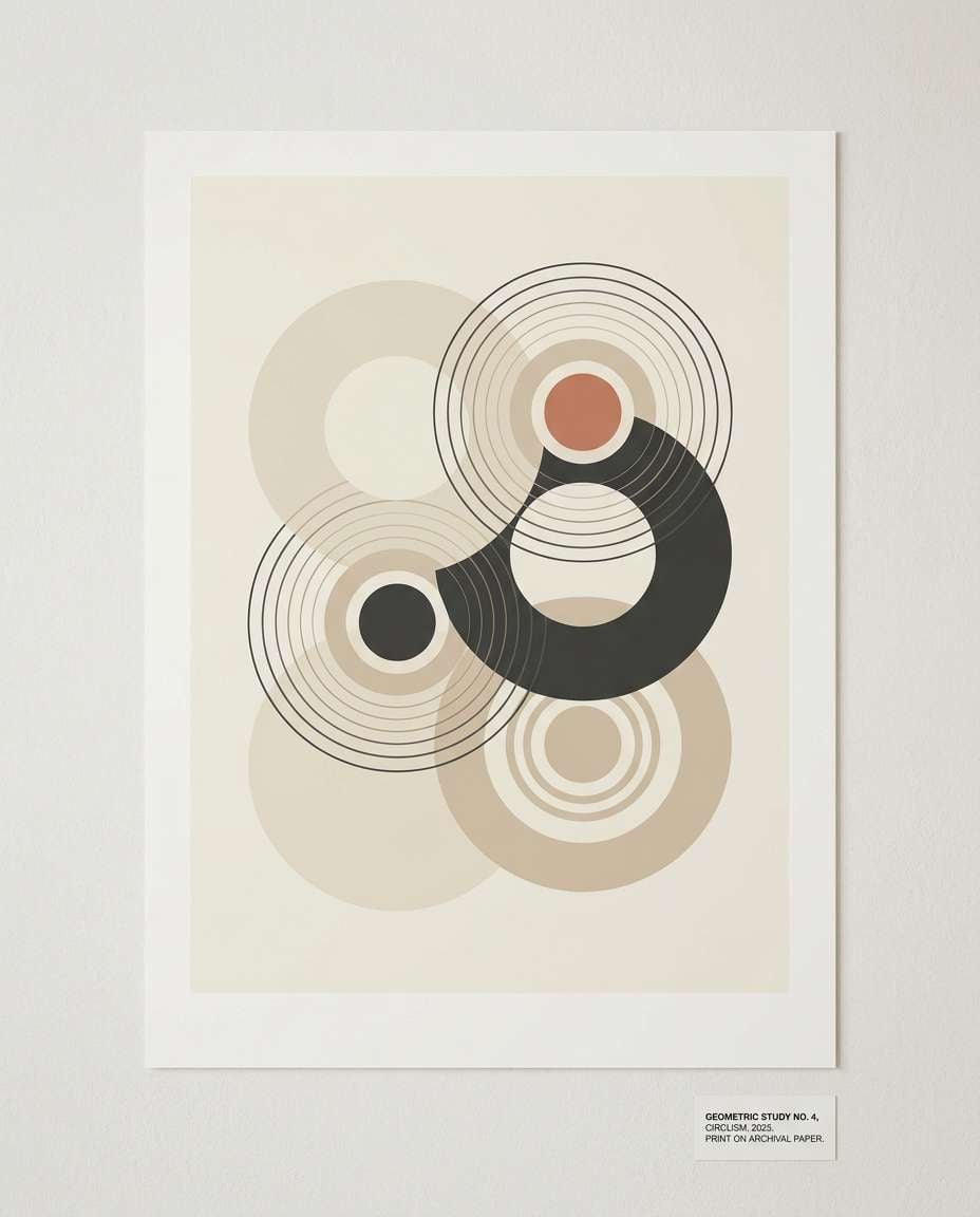 circle study minimal photo