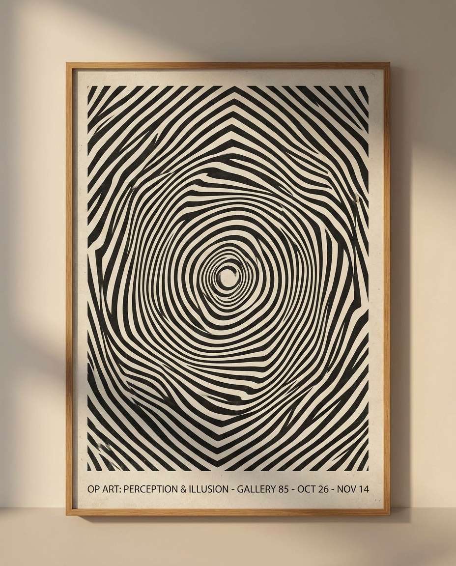 op art illusion photo