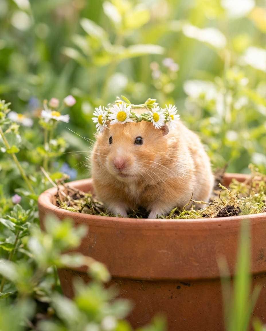tiny flower crown photo