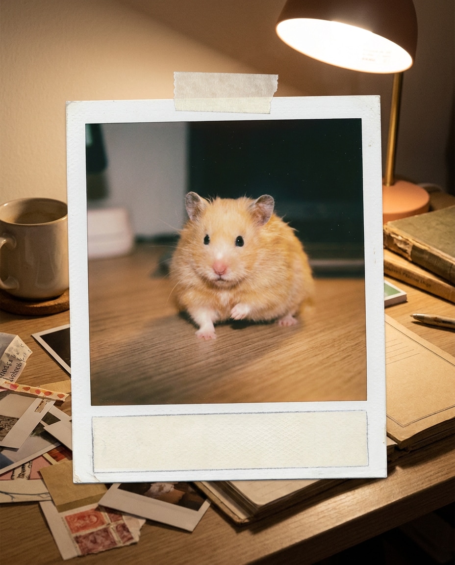 polaroid sticker look photo