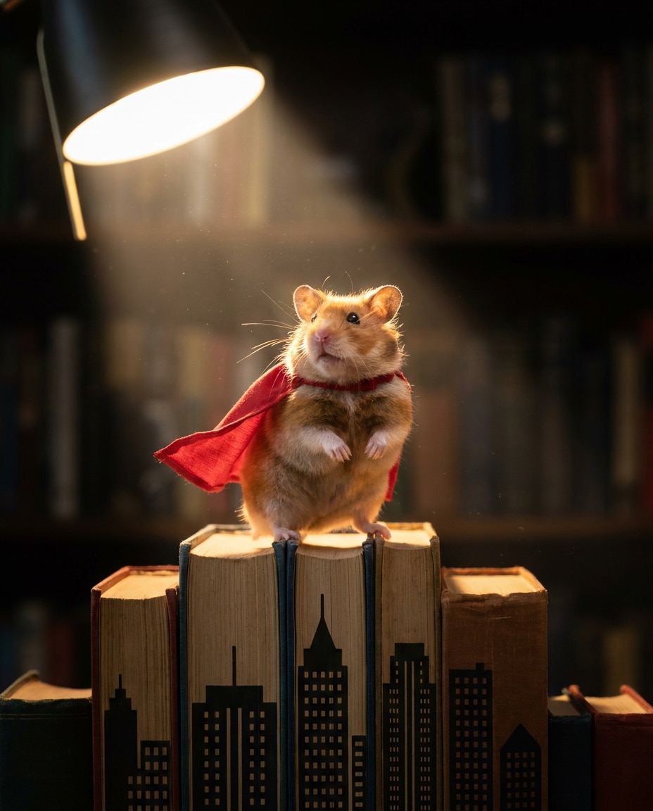 mini superhero cape photo