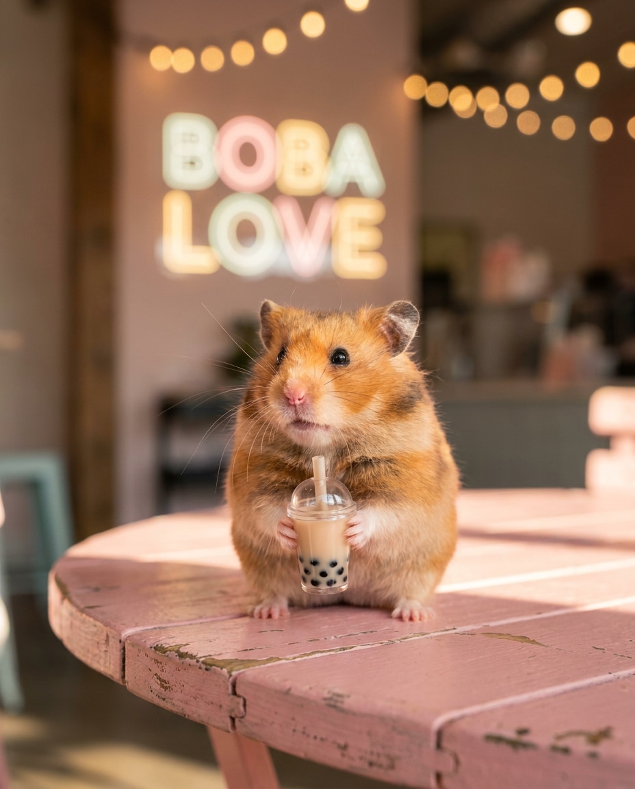 mini bubble tea moment photo