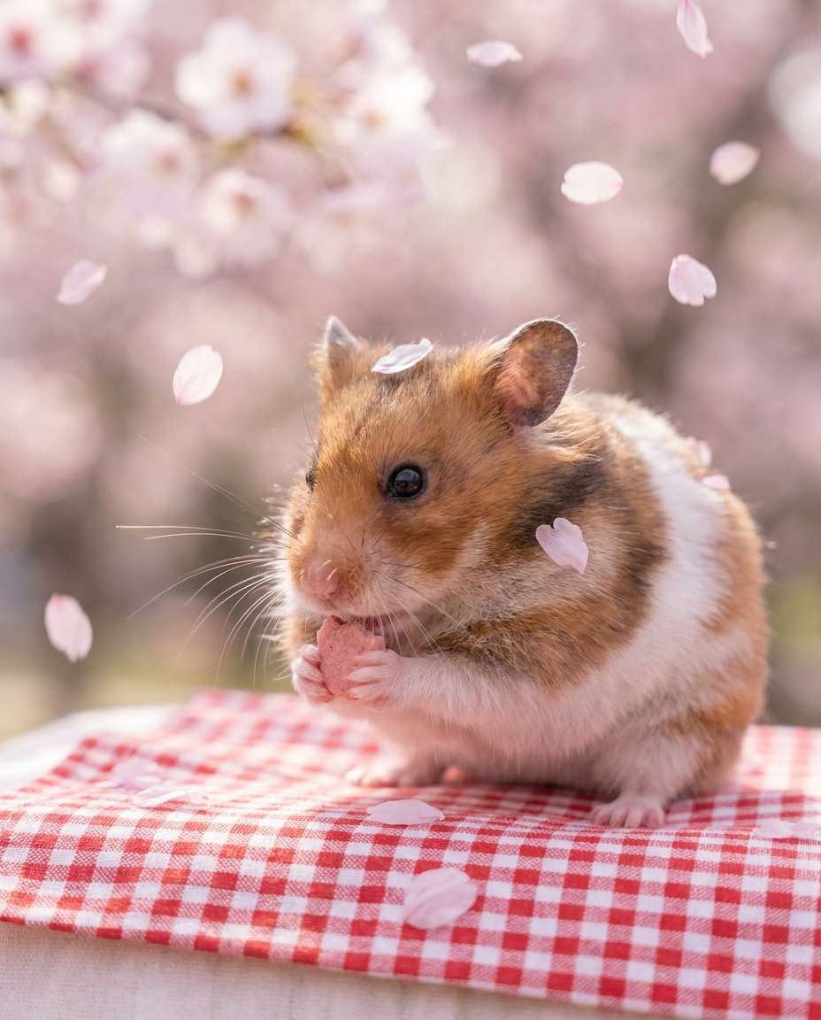 cherry blossom picnic photo