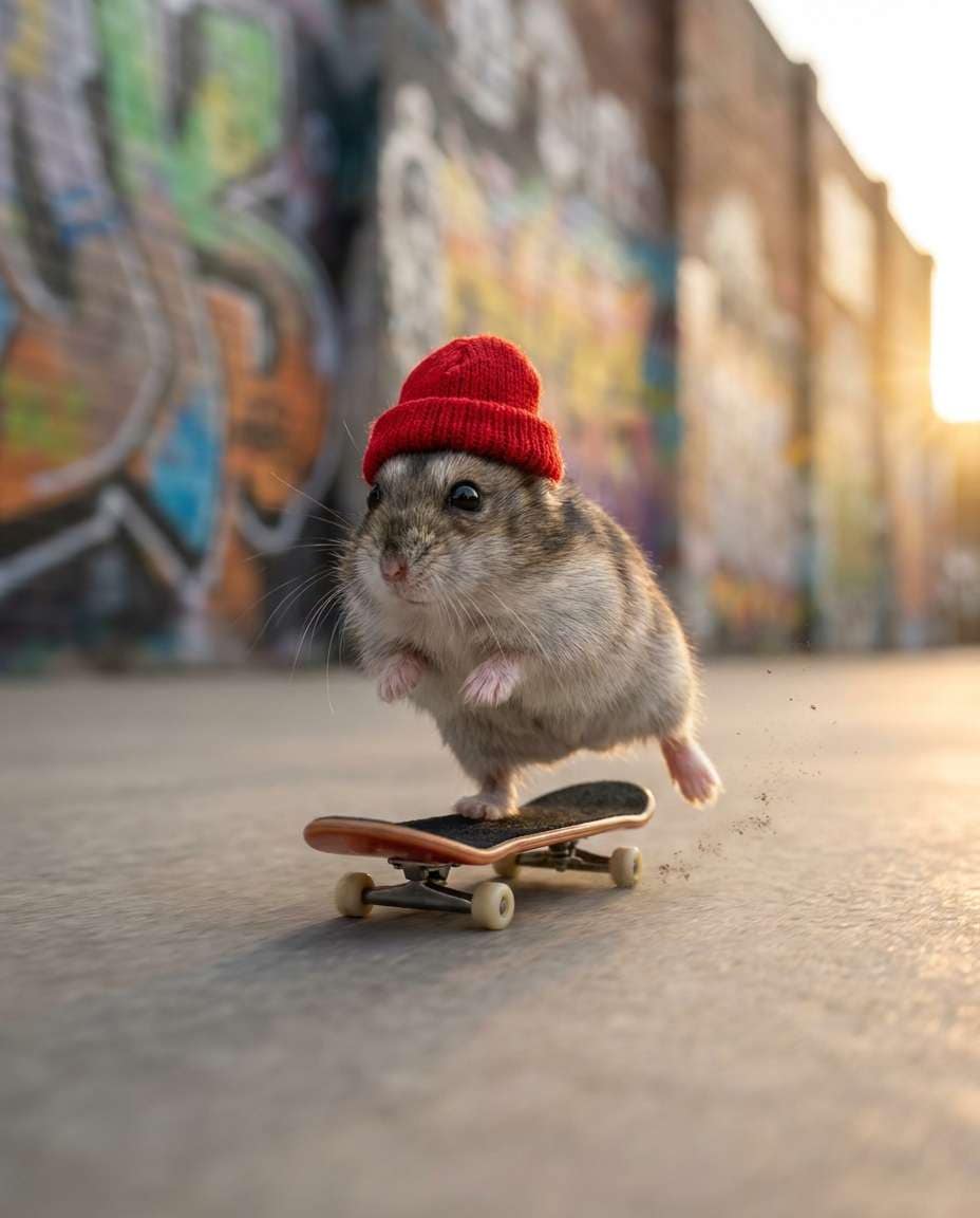 mini skater street photo