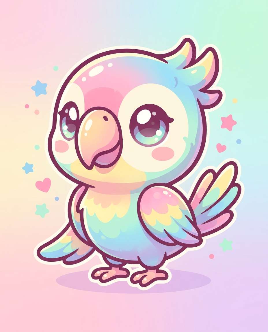 parrot candy pop photo