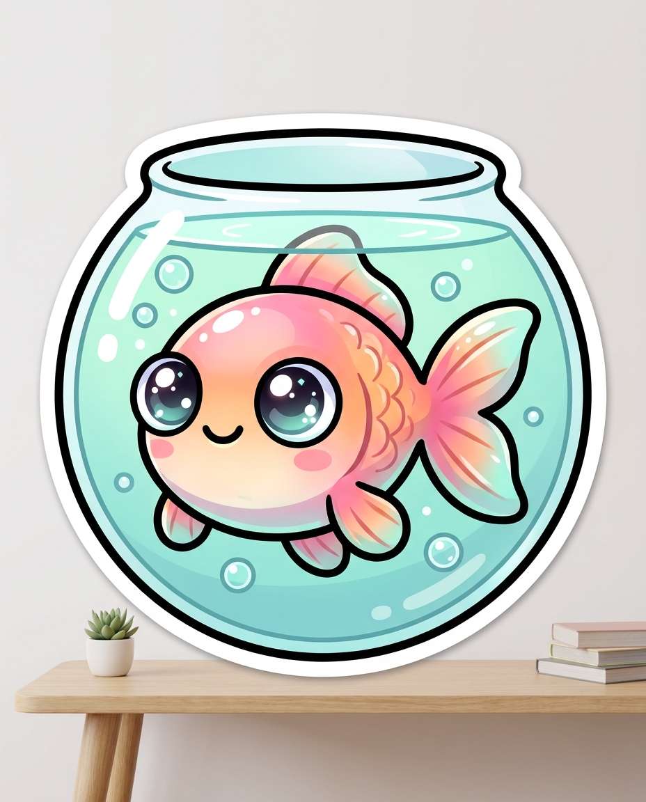goldfish in bowl photo