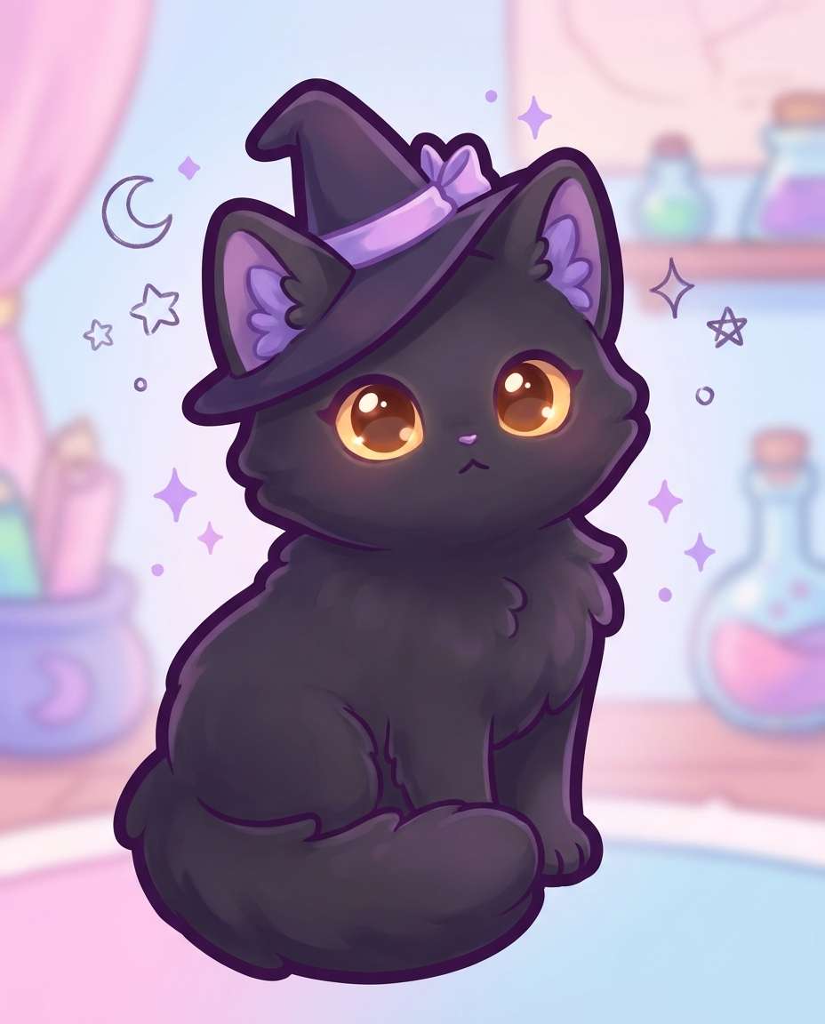 cat magical familiar photo