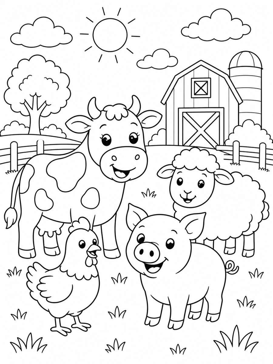 Cute Farm Animals photo