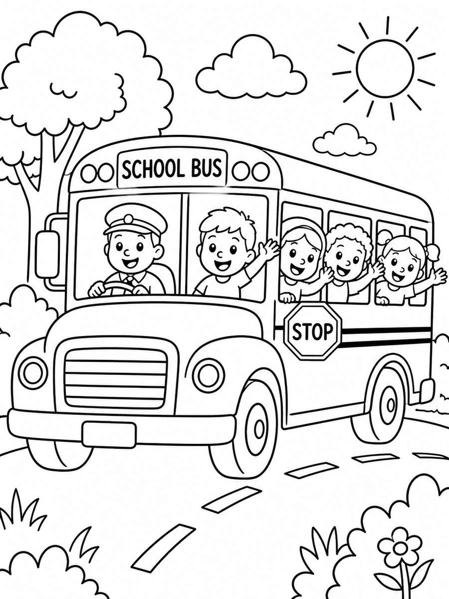School Bus Ride photo
