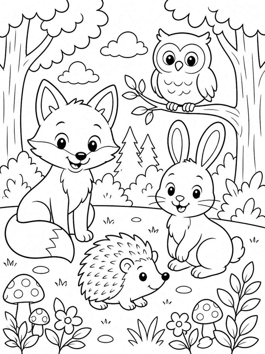 Woodland Forest Animals photo