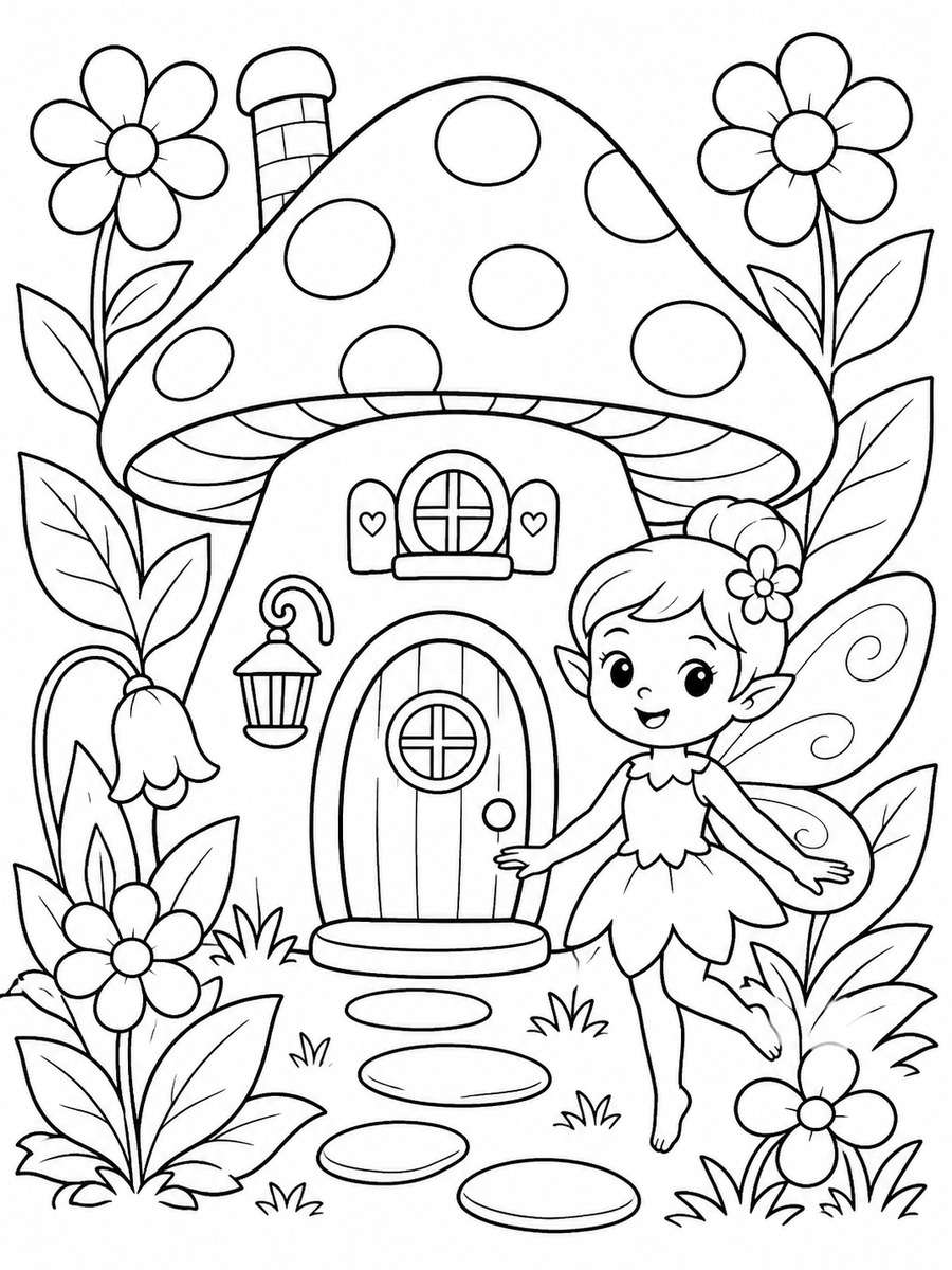 Fairy House in the Garden photo