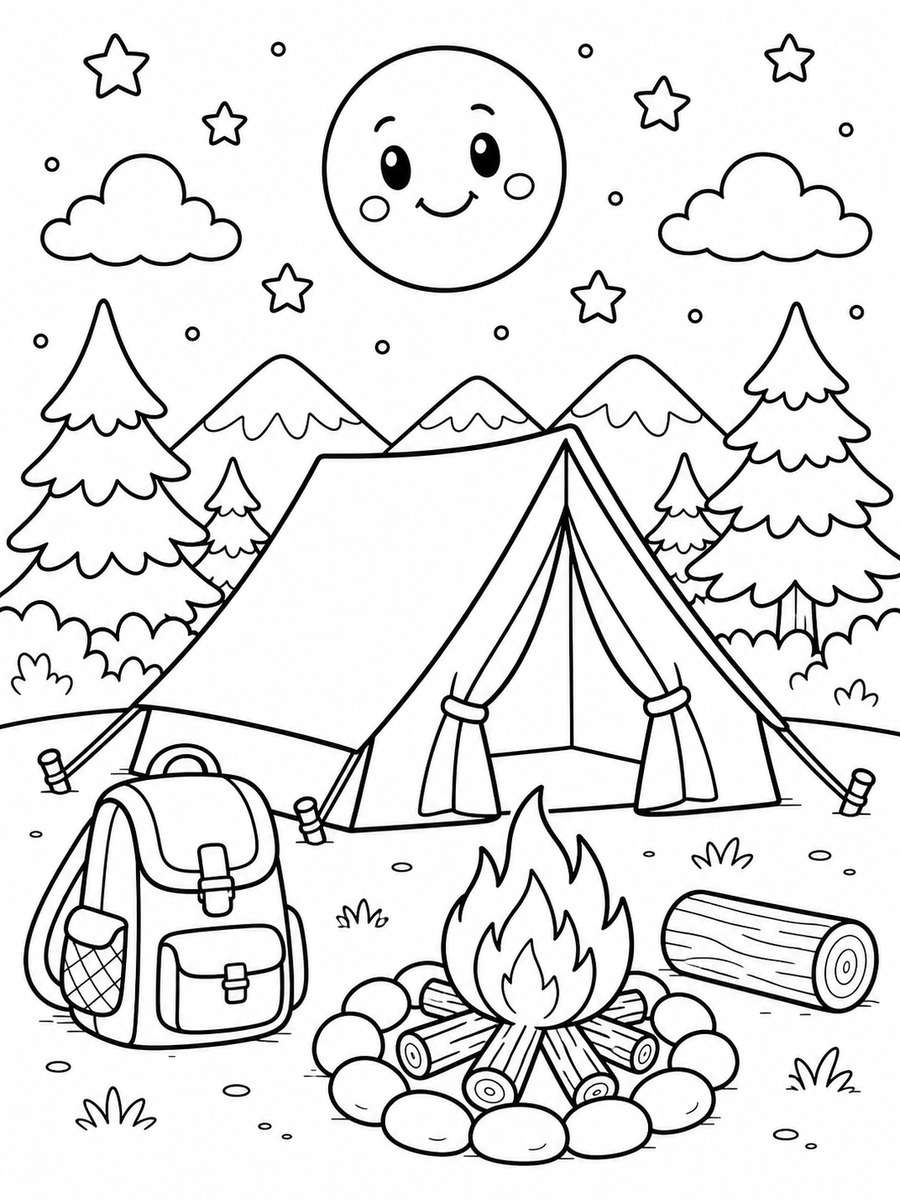 Camping Night photo