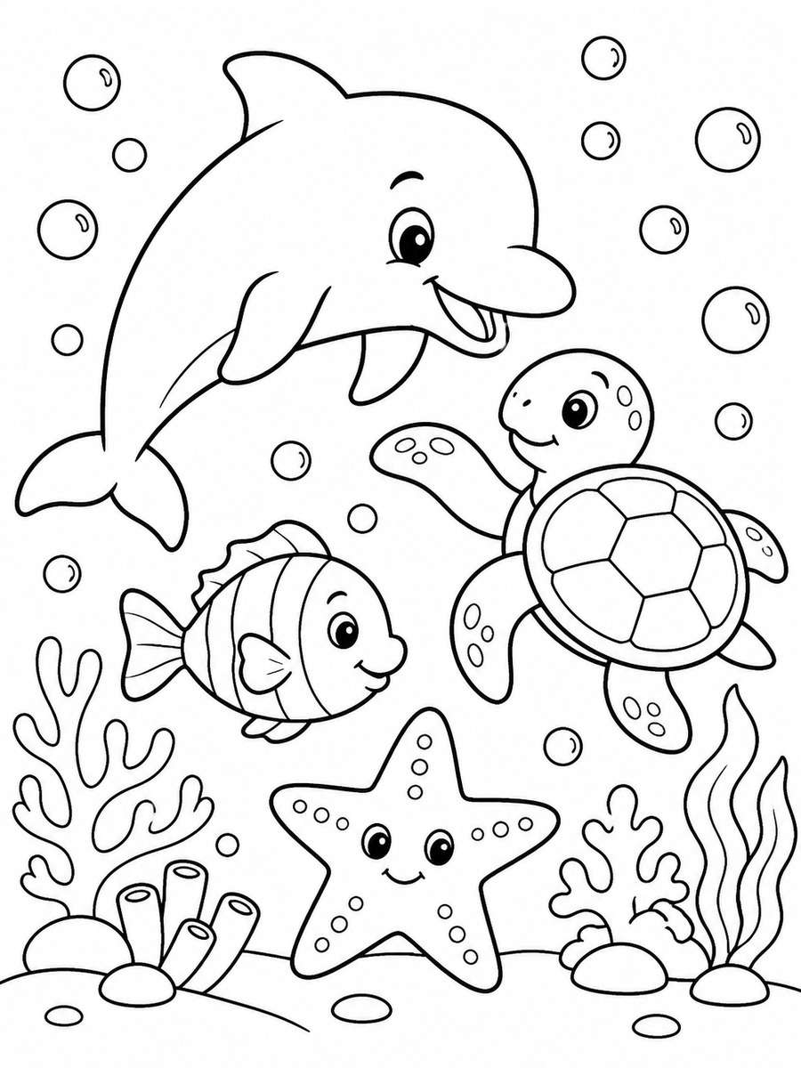 Underwater Sea Friends photo